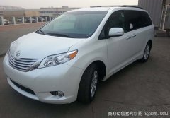 15款丰田塞纳3.5L豪华商务MPV 天津港现车报价