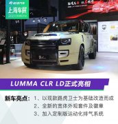 2021上海车展：LUMMA CLR LD正式亮相