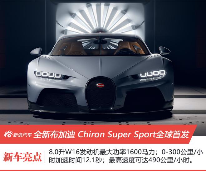全新布加迪Chiron Super Sport全球首发