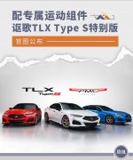 配专属运动组件 讴歌TLX Type S特别版官图公布